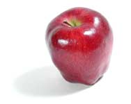 Image of a Red Delicious apple.